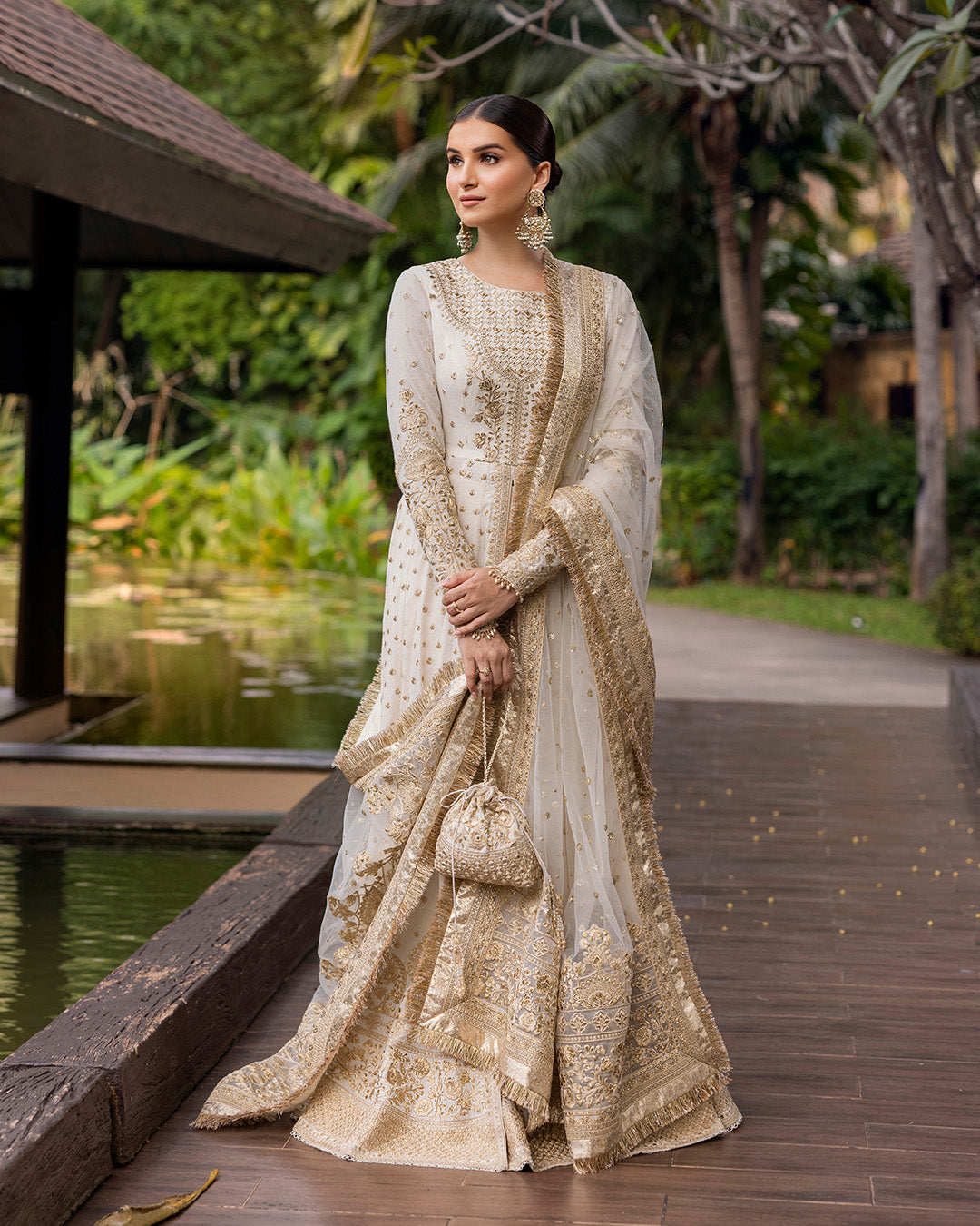 Faiza Saqlain | Zinnia Lawn 25 | Lily - House Of Anaya