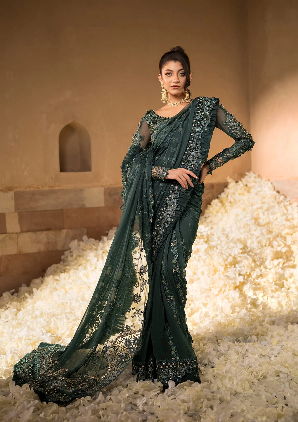 Elaf Premium | Formal Handwork Collection | EFH-01 JAHAN ARA - House Of Anaya