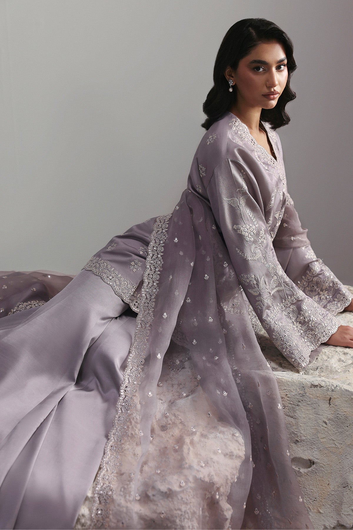 Afrozeh | Slate Ready to Wear | Cressida