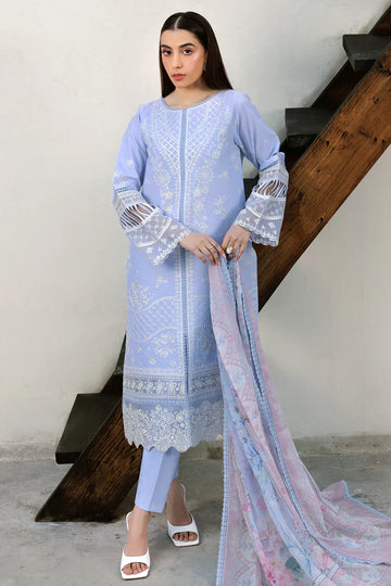 Farasha |Summer weaves | Serene Blue