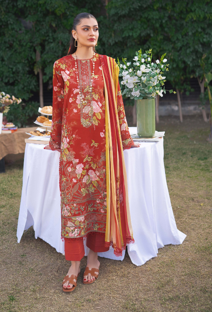 Humdum | Gardenia Lawn 24 | Printkari Lawn PLG 03 - House Of Anaya