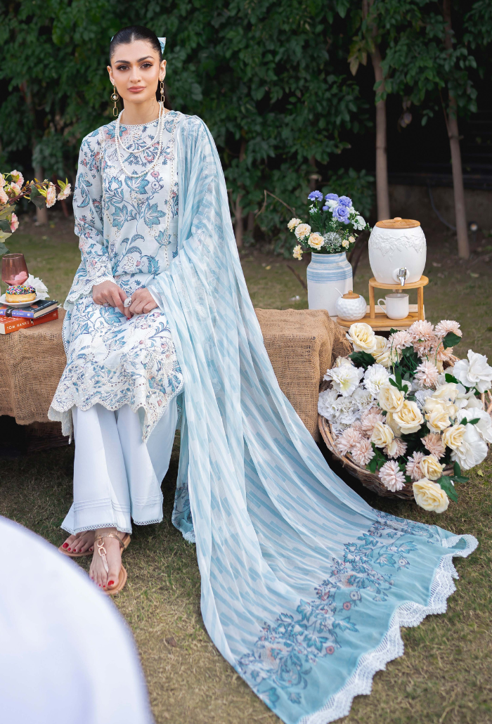 Humdum | Gardenia Lawn 24 |Printkari Lawn - PLG 08 - House Of Anaya
