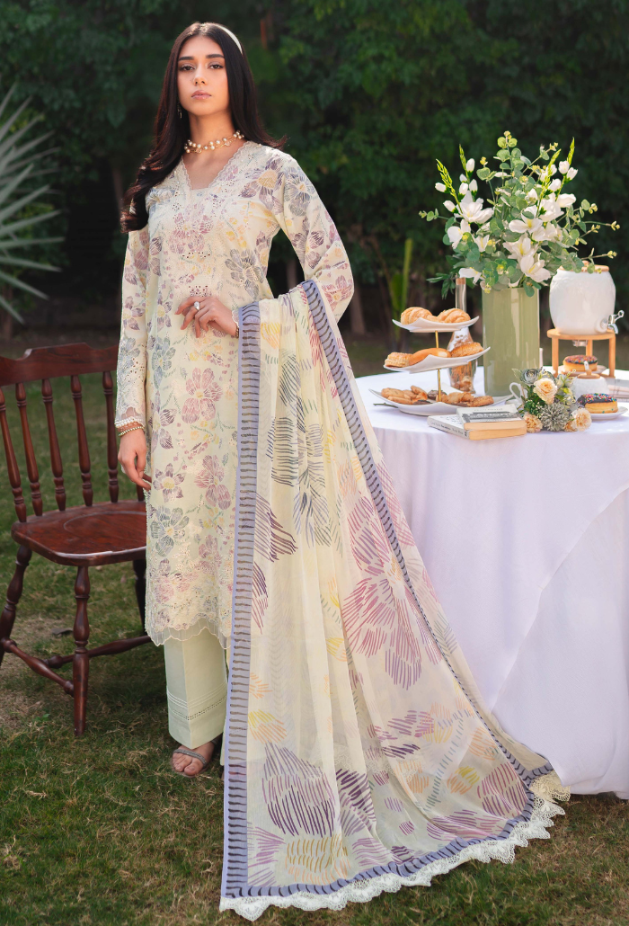 Humdum | Gardenia Lawn 24 |Printkari Lawn - PLG 05 - House Of Anaya