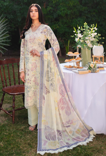 Humdum | Gardenia Lawn 24 |Printkari Lawn - PLG 05 - House Of Anaya
