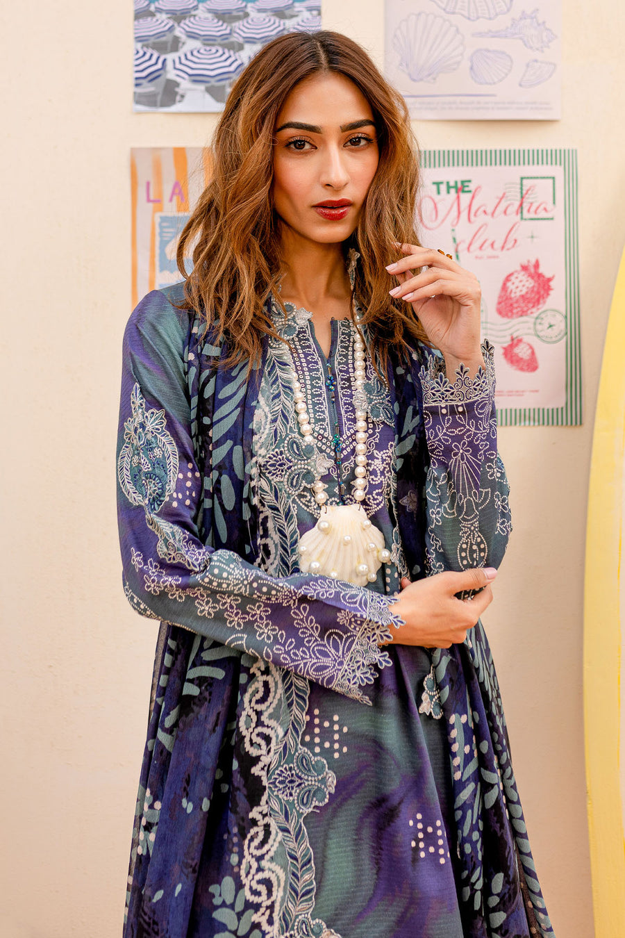 Nureh | Gardenia Lawn 25 | NSG-186 - House Of Anaya