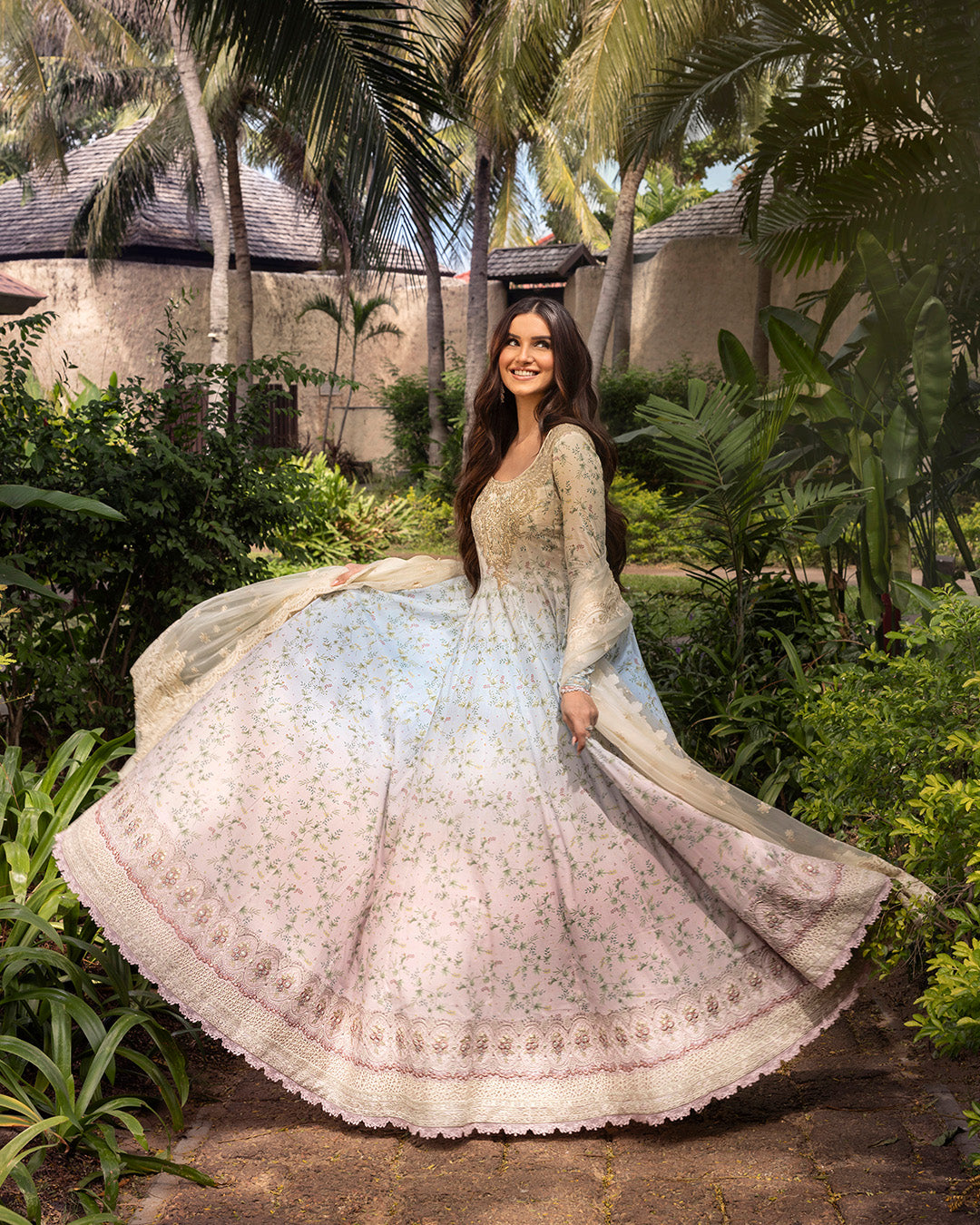 Faiza Saqlain | Zinnia Lawn 25 | Freesia - House Of Anaya