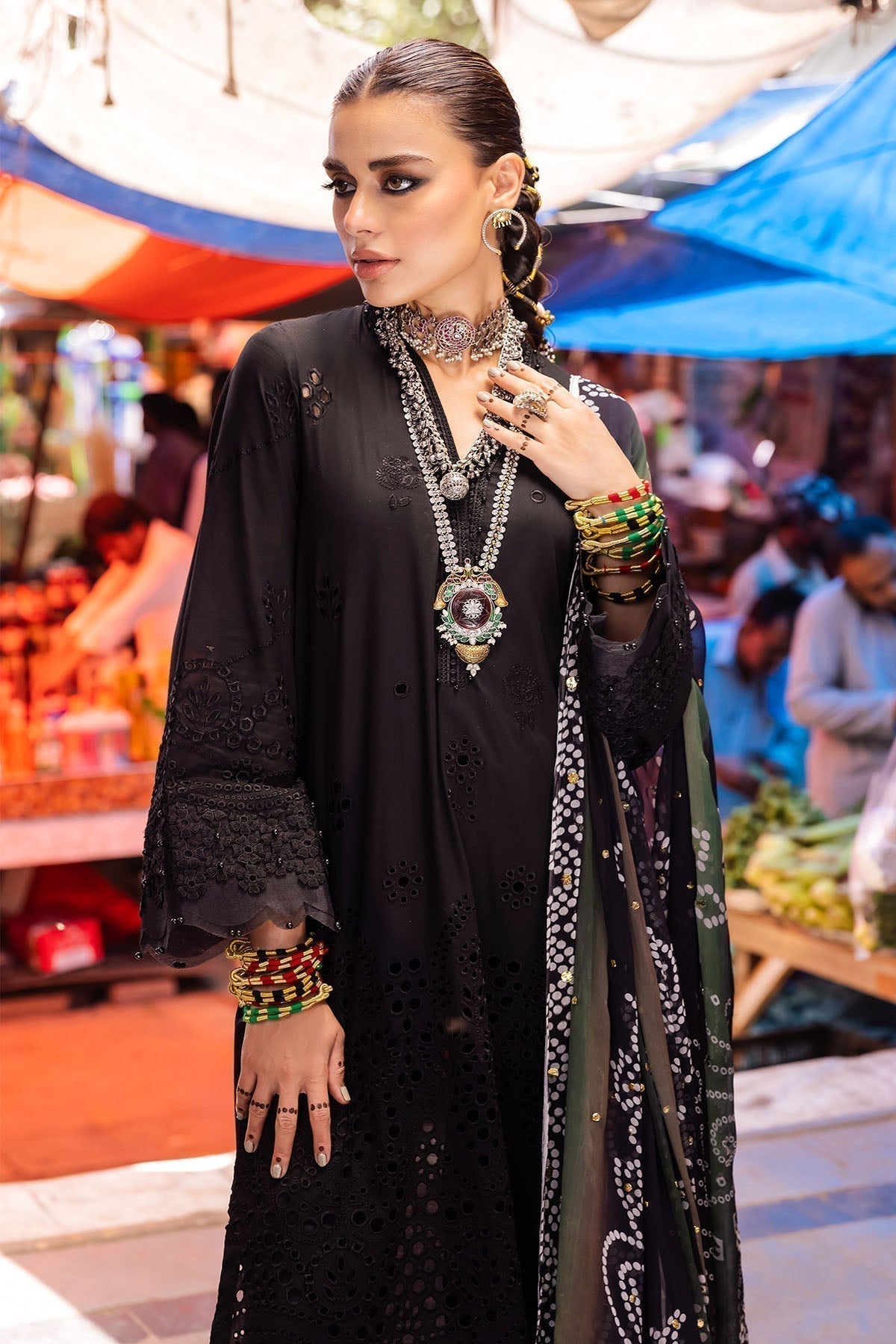 Nureh | Bazaar Lawn | NDS-89 - House Of Anaya