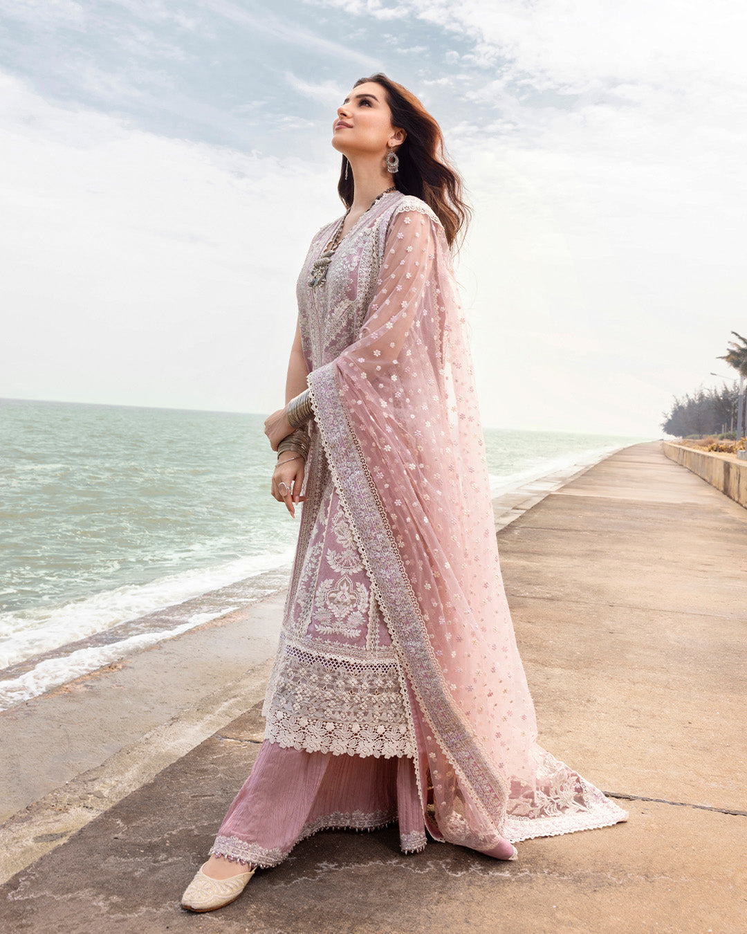 Faiza Saqlain | Zinnia Lawn 25 | Amaryllis - House Of Anaya
