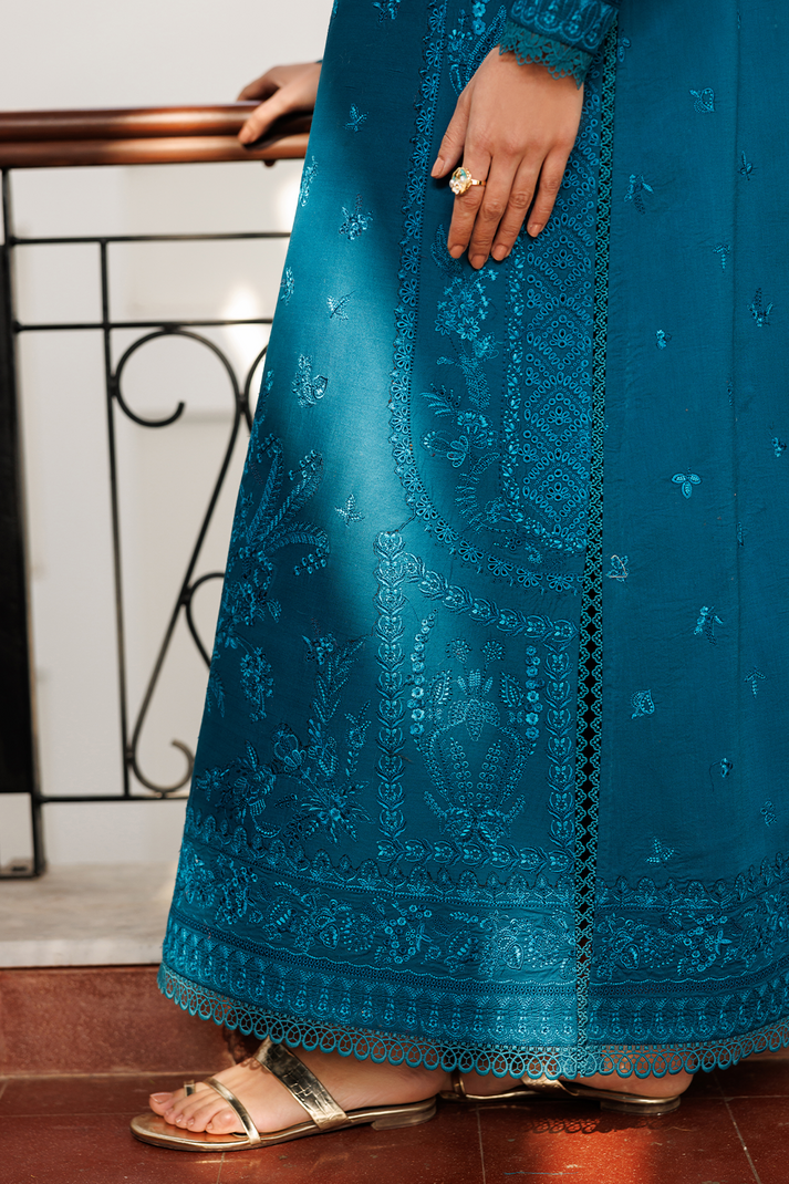 Emaan Adeel | Mirabelle Festive Luxury Lawn | FLORAISON