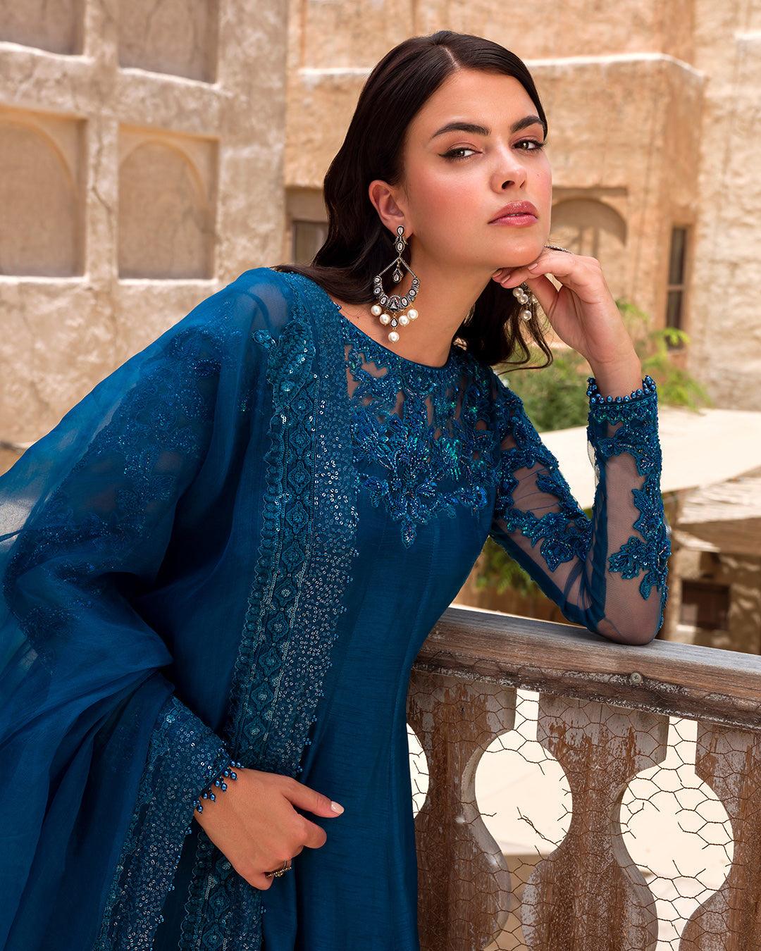 Faiza Saqlain | FS Luxe Laira | Nuzar - House Of Anaya