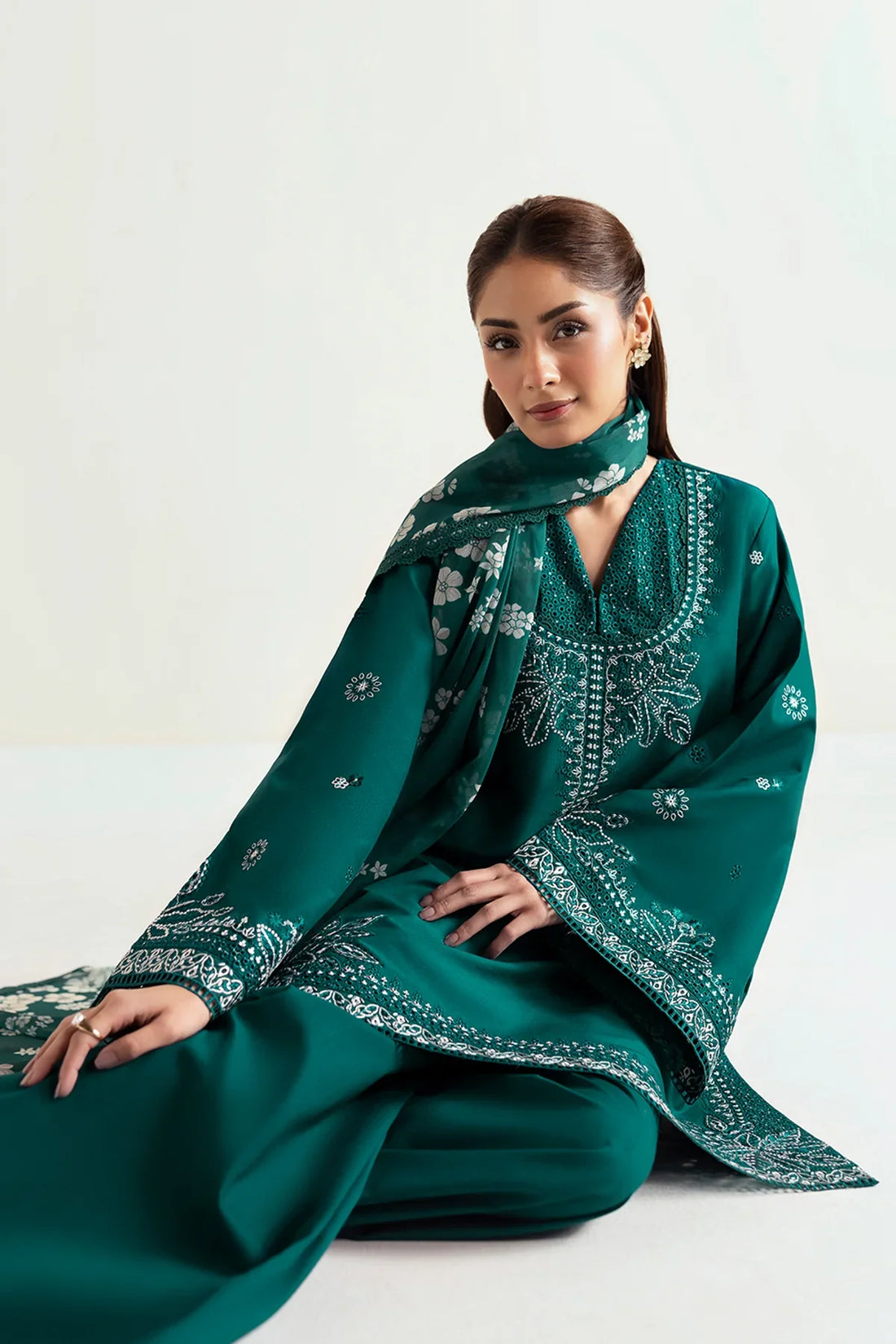 Afrozeh | Basic Pret 25 | Blueberry Majesty