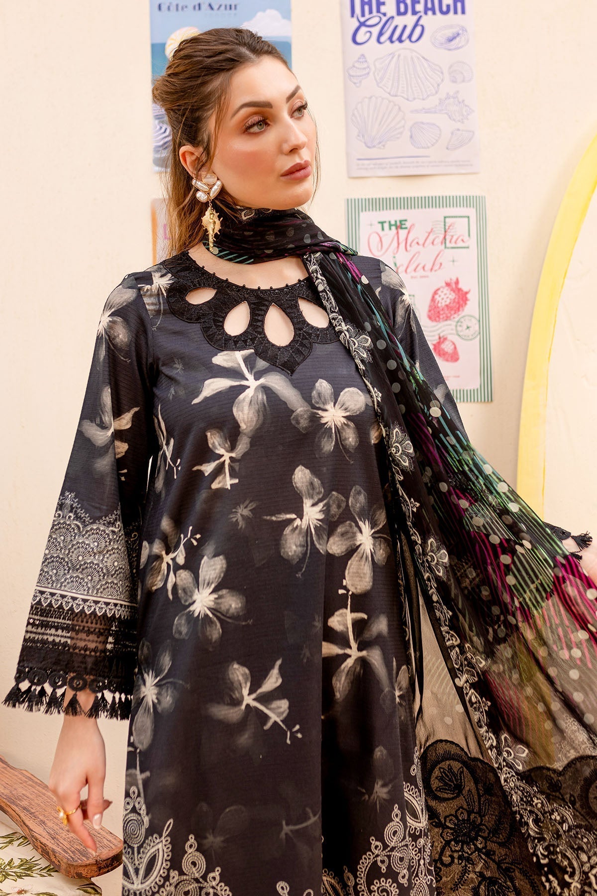 Nureh | Gardenia Lawn 25 |NSG-185 - House Of Anaya