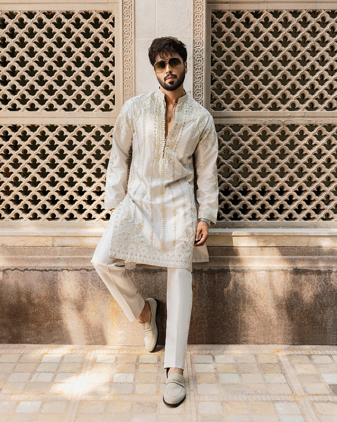 Pakistani Menswear | Faiza Saqlain | Bishr