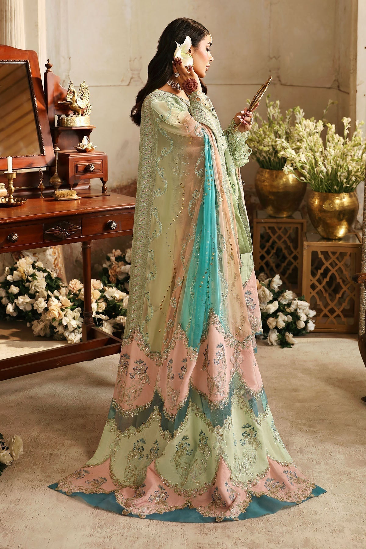 Nureh | Jhoomro Wedding Formals | NL-67 MAHI-ROO - House Of Anaya