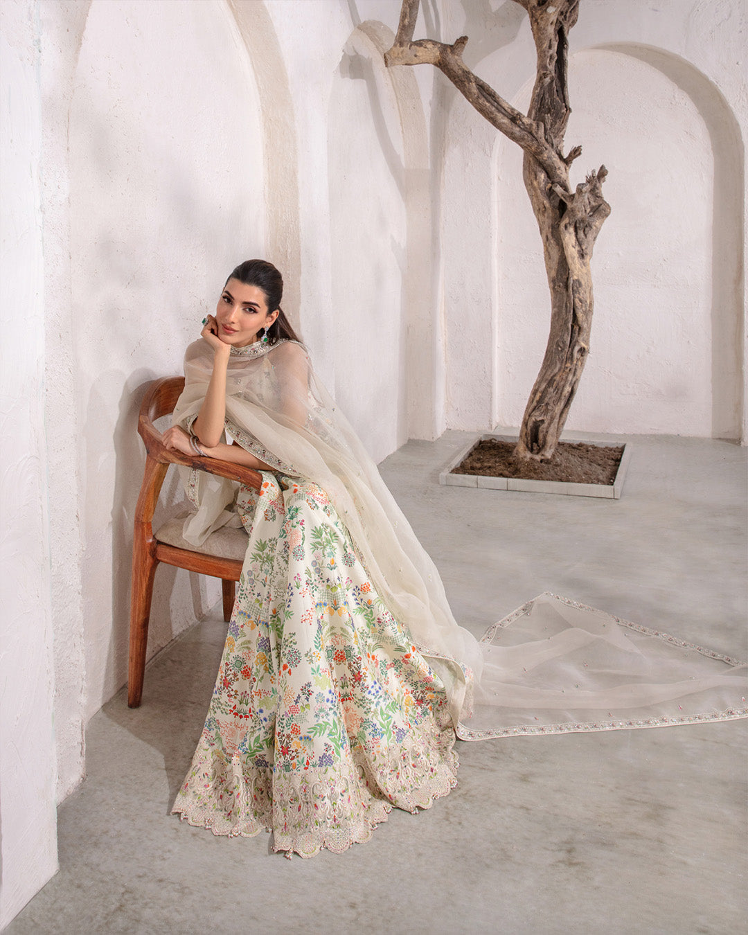 Faiza Saqlain | Lenora Luxury Pret | Floretta - House Of Anaya
