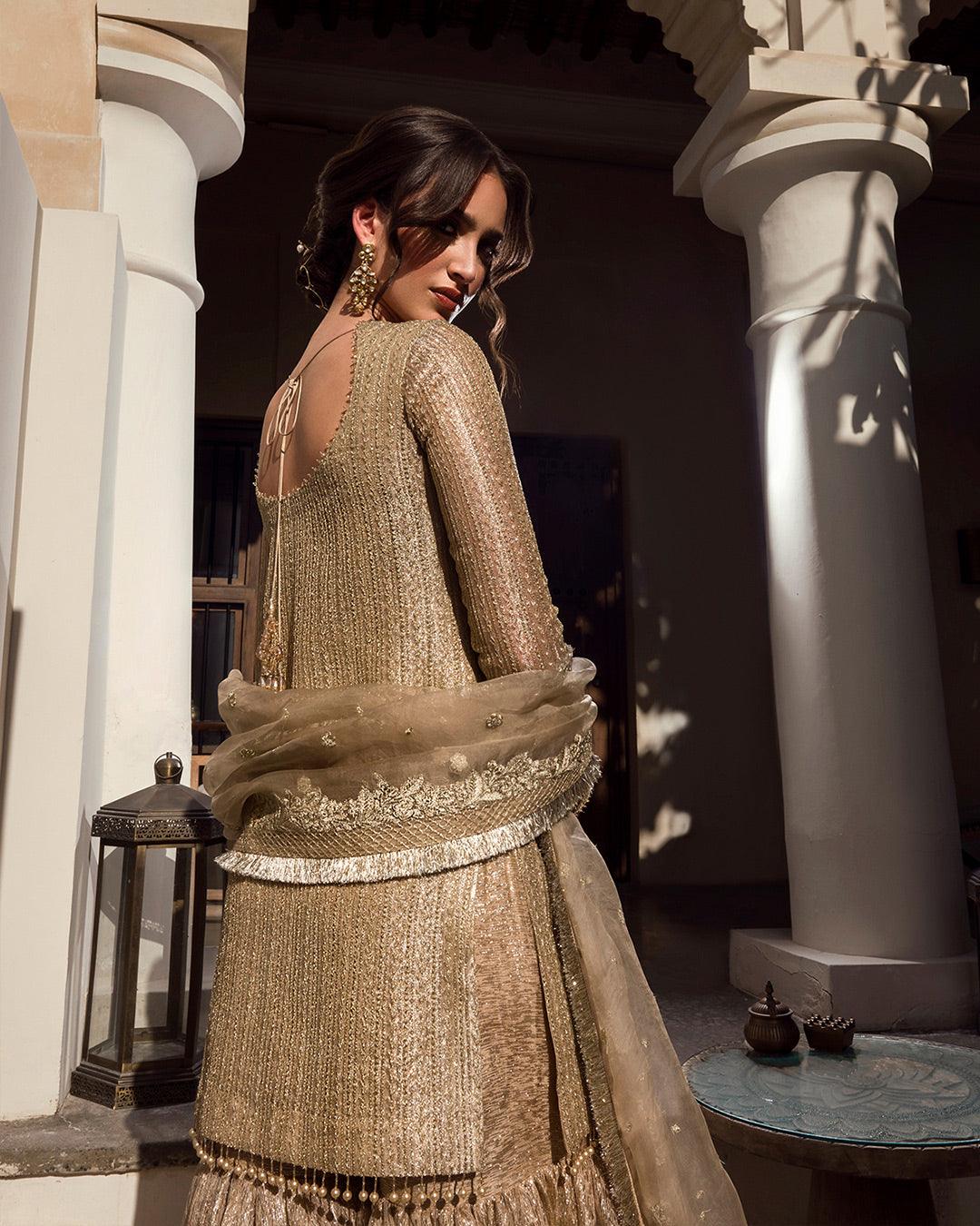 Faiza Saqlain | FS Luxe Noor e Chasm | Linia - House Of Anaya
