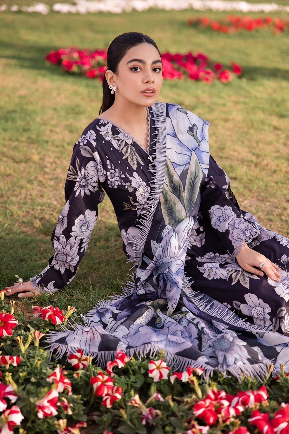 Alizeh | Sheen Lawn Prints 24 | CALLA - House Of Anaya