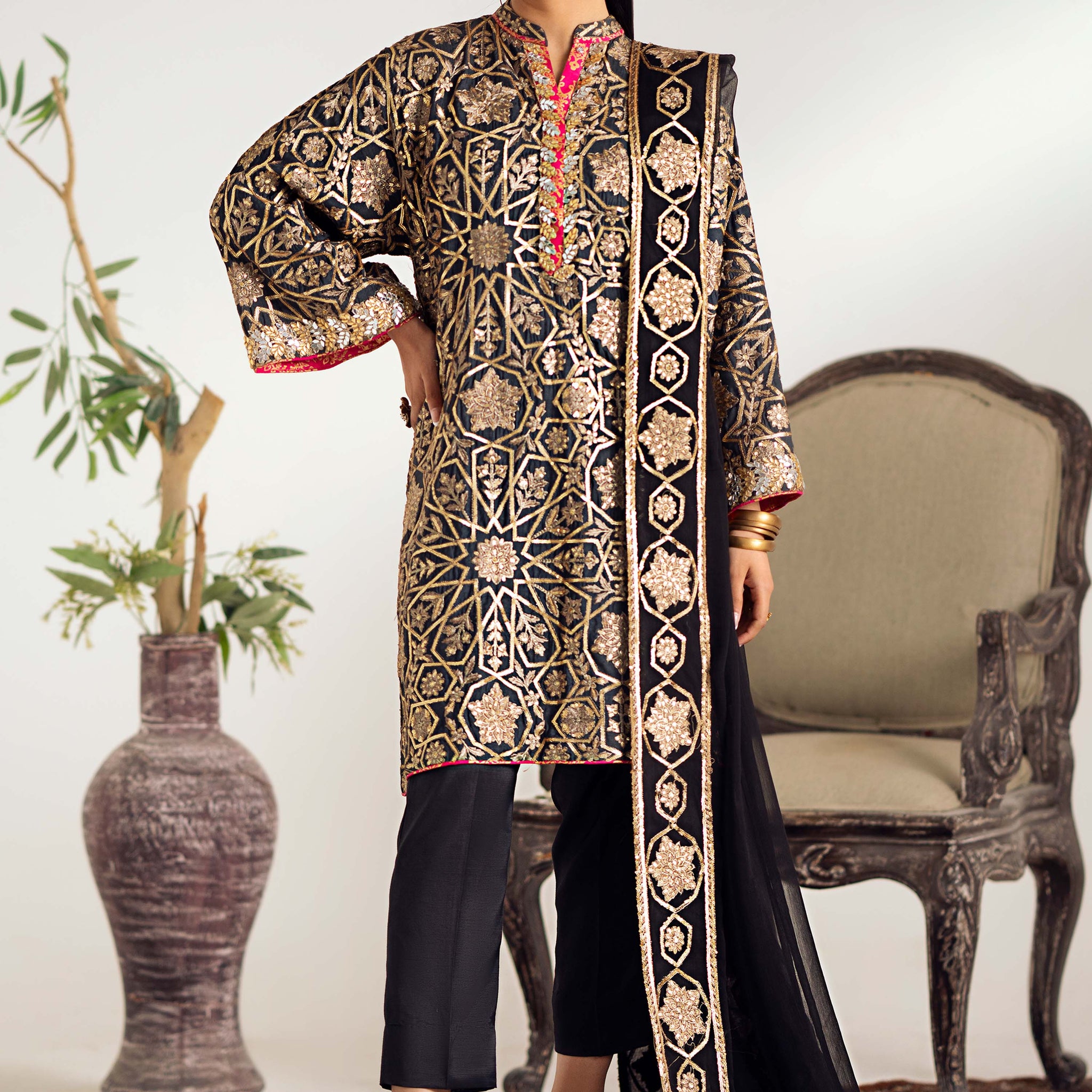 Maryum N Maria | Dastan Formals | ALIRA - MS40016 - House Of Anaya