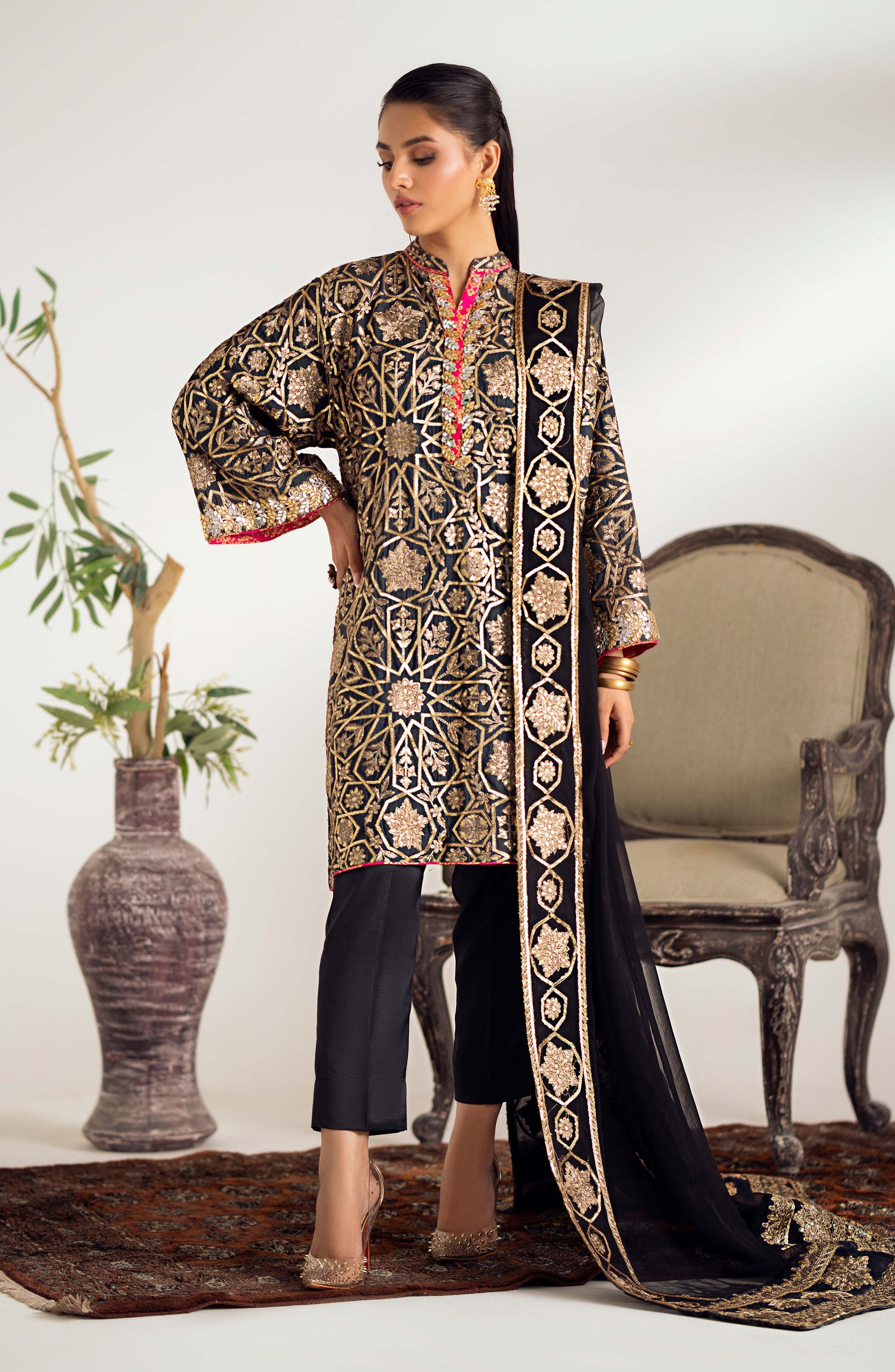 Maryum N Maria | Dastan Formals | ALIRA - MS40016 - House Of Anaya