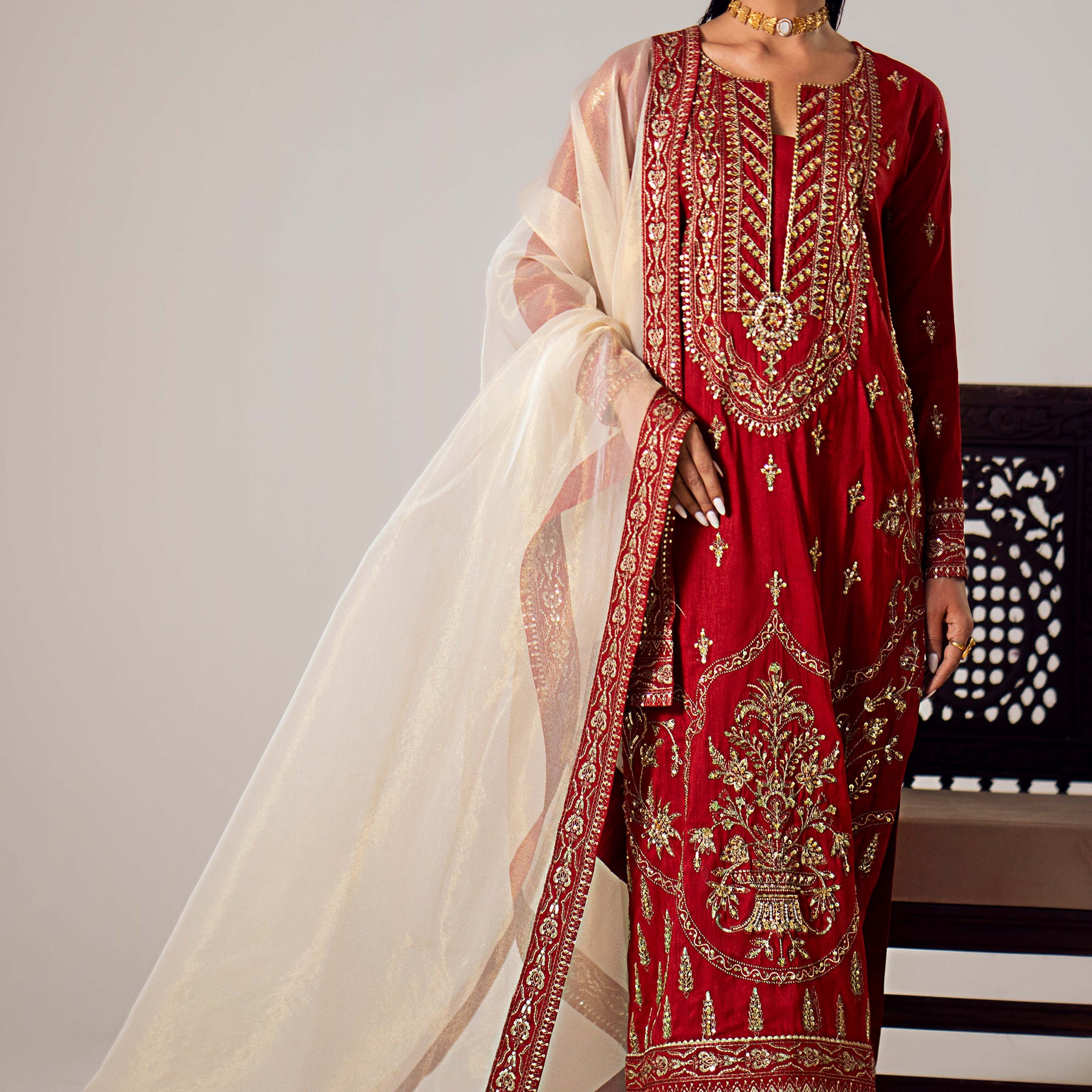 Maryum N Maria | Dastan Formals | MIRA - MS40017 - House Of Anaya