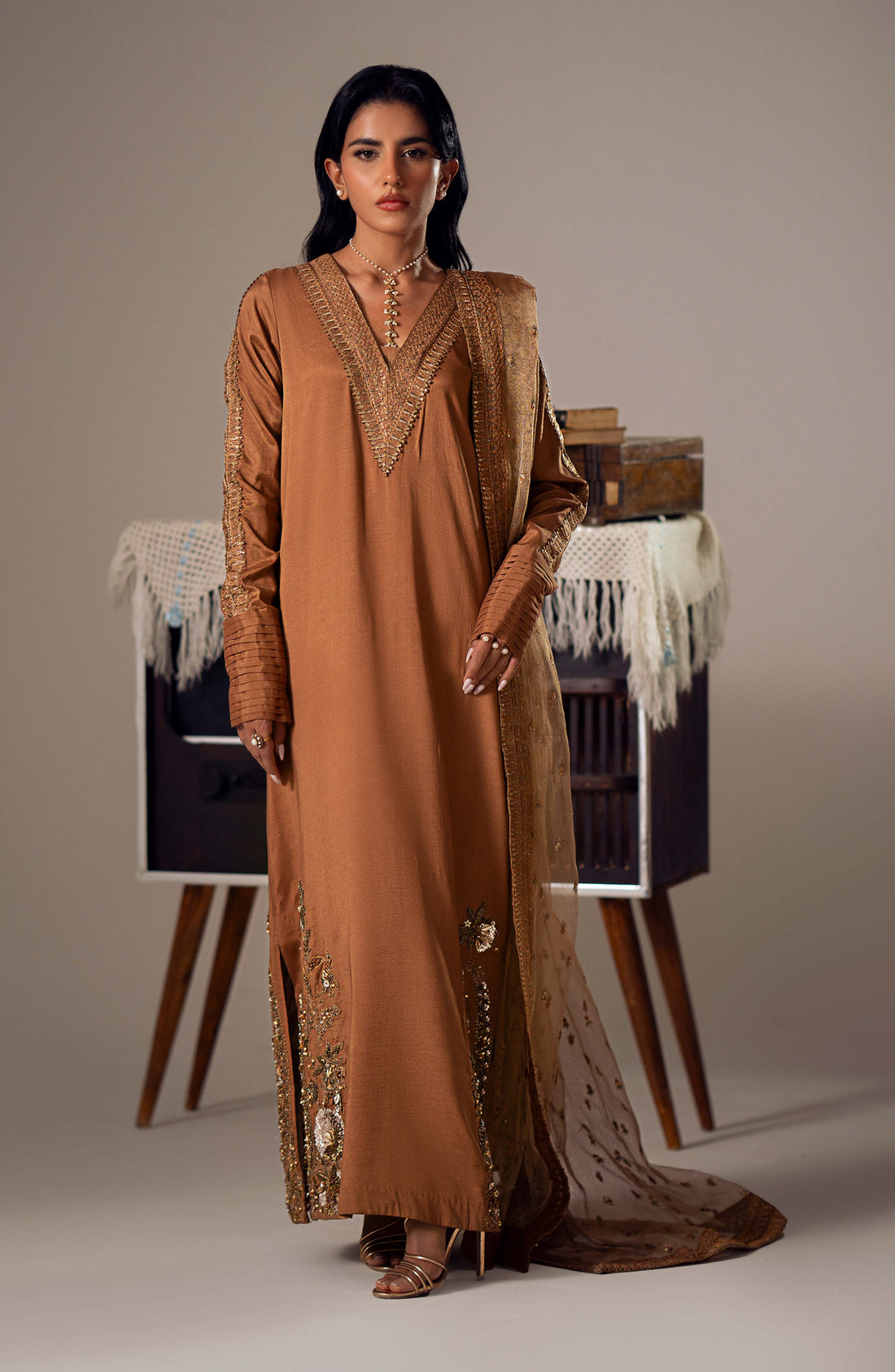 Maryum N Maria | Dastan Formals | ZARIA - MS40019 - House Of Anaya