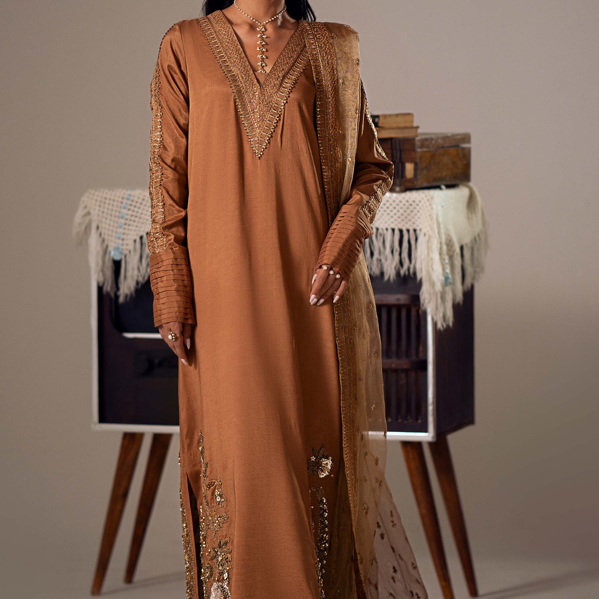 Maryum N Maria | Dastan Formals | ZARIA - MS40019 - House Of Anaya