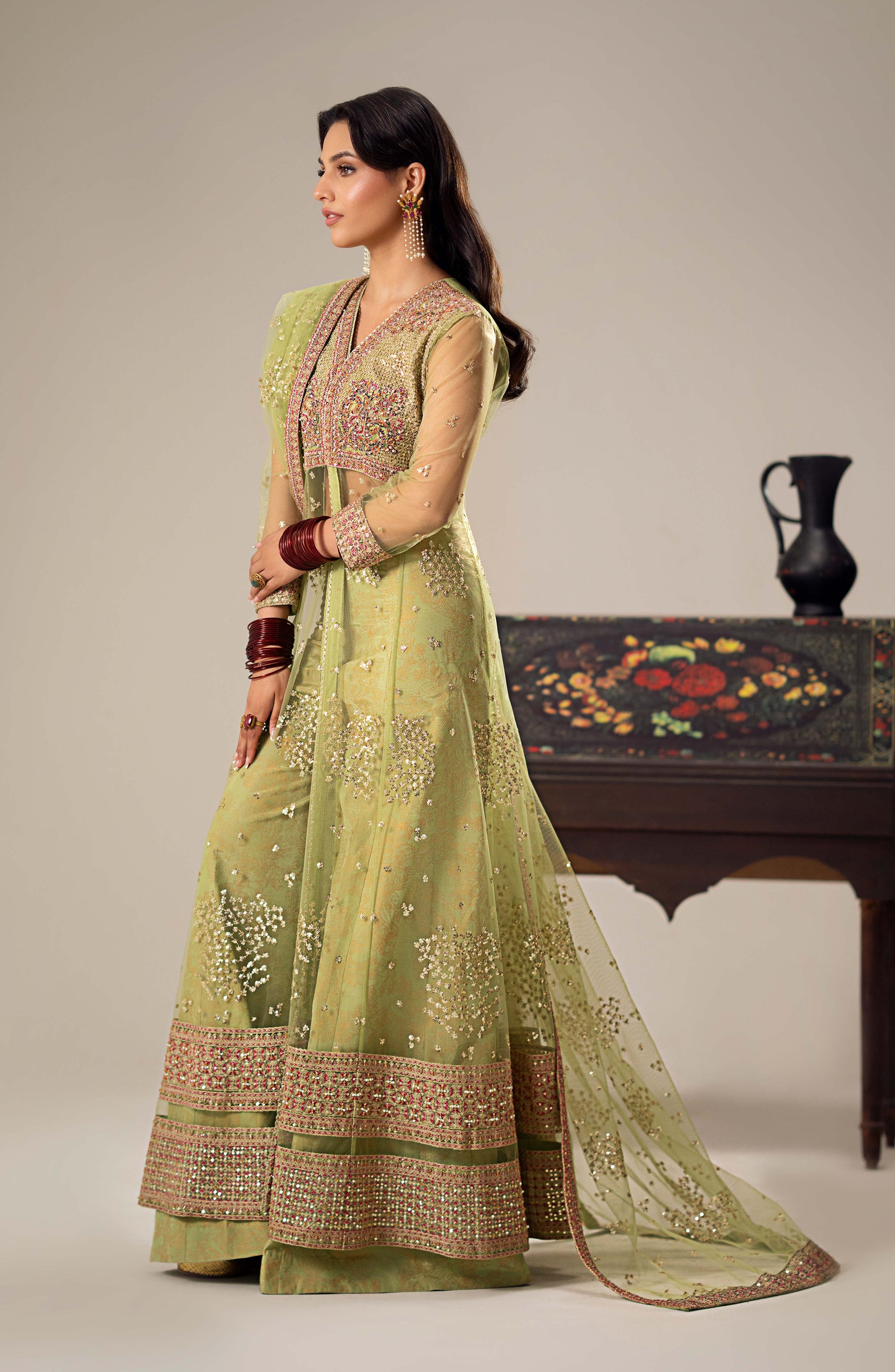 Maryum N Maria | Dastan Formals | ERINA - MS40024 - House Of Anaya