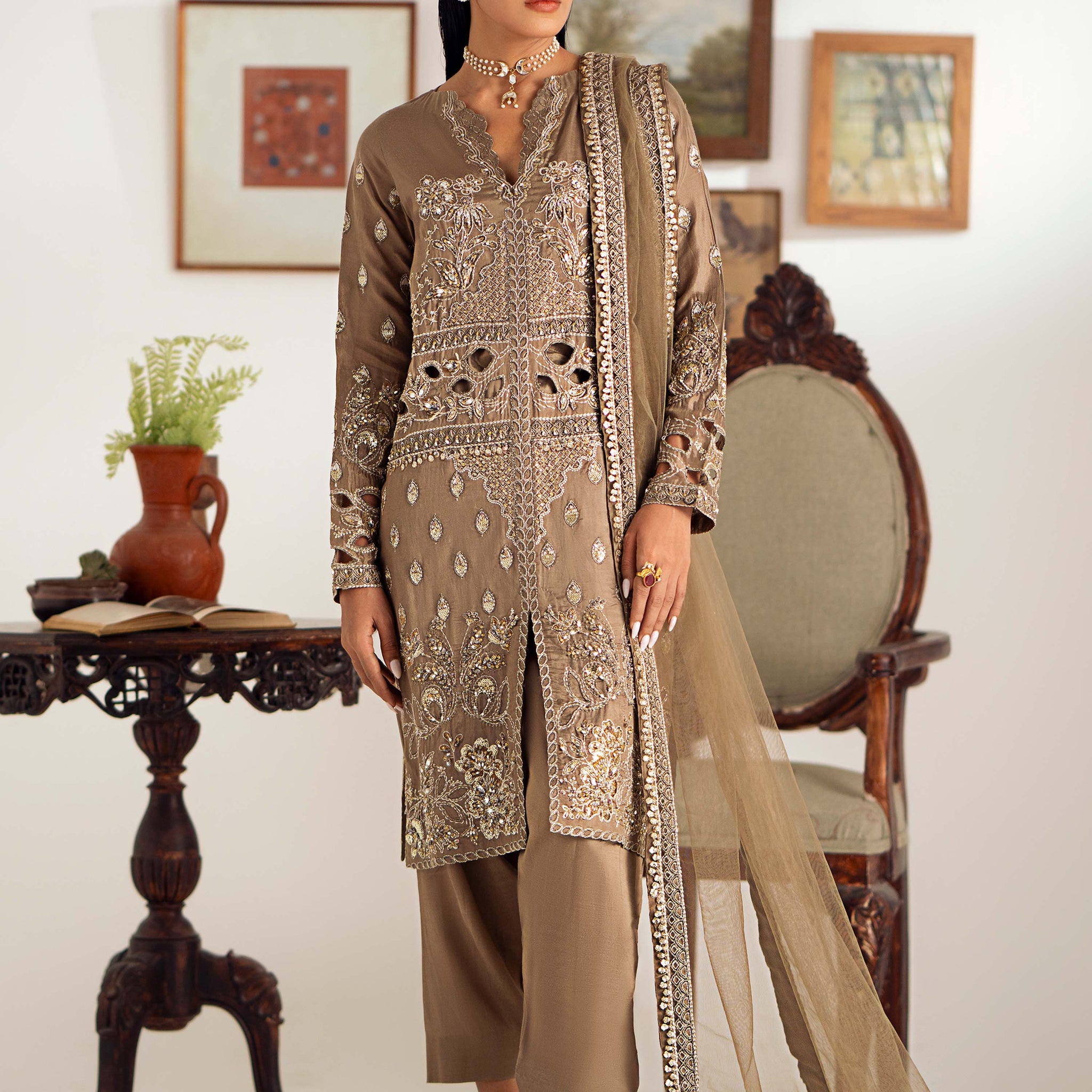 Maryum N Maria | Dastan Formals | ARELA - MS40029 - House Of Anaya