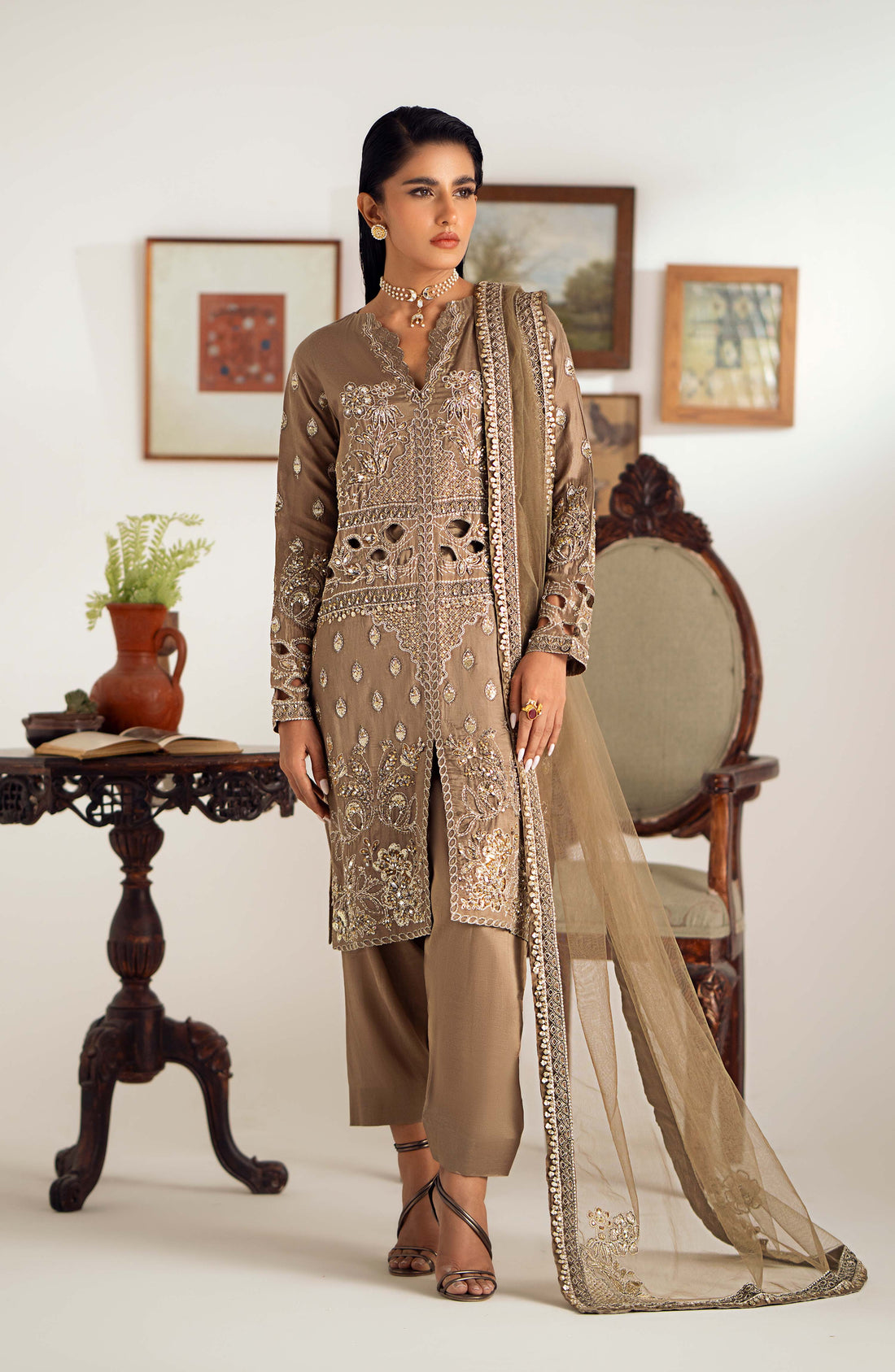 Maryum N Maria | Dastan Formals | ARELA - MS40029 - House Of Anaya
