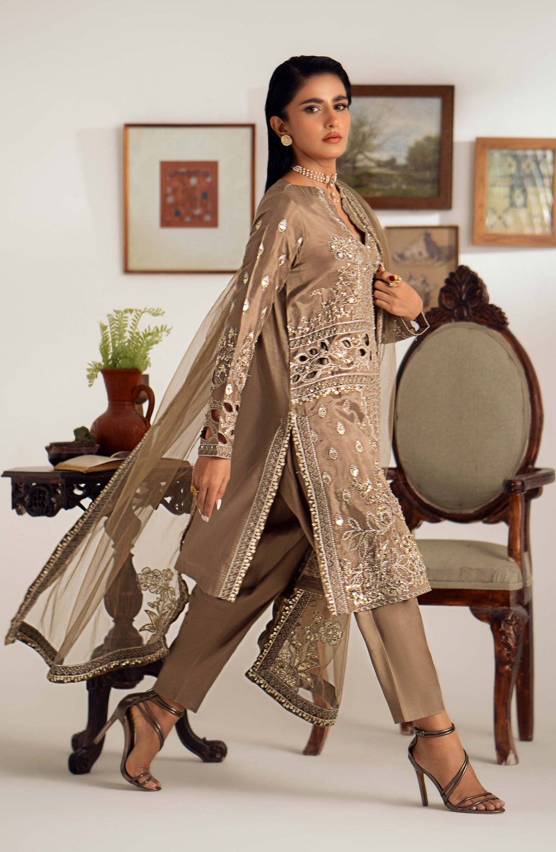 Maryum N Maria | Dastan Formals | ARELA - MS40029 - House Of Anaya
