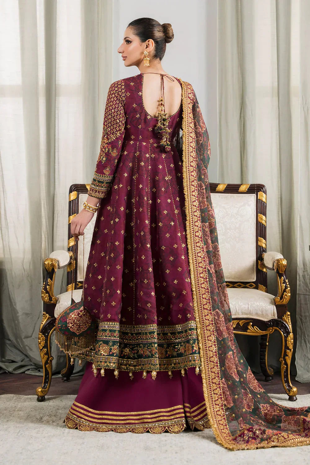 Baroque | Chantelle Embroidered Collection | CH12-03 - House Of Anaya