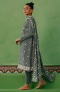 Cross Stitch | Mahiri Embroidered Collection | DUSTY GRANITE - House Of Anaya