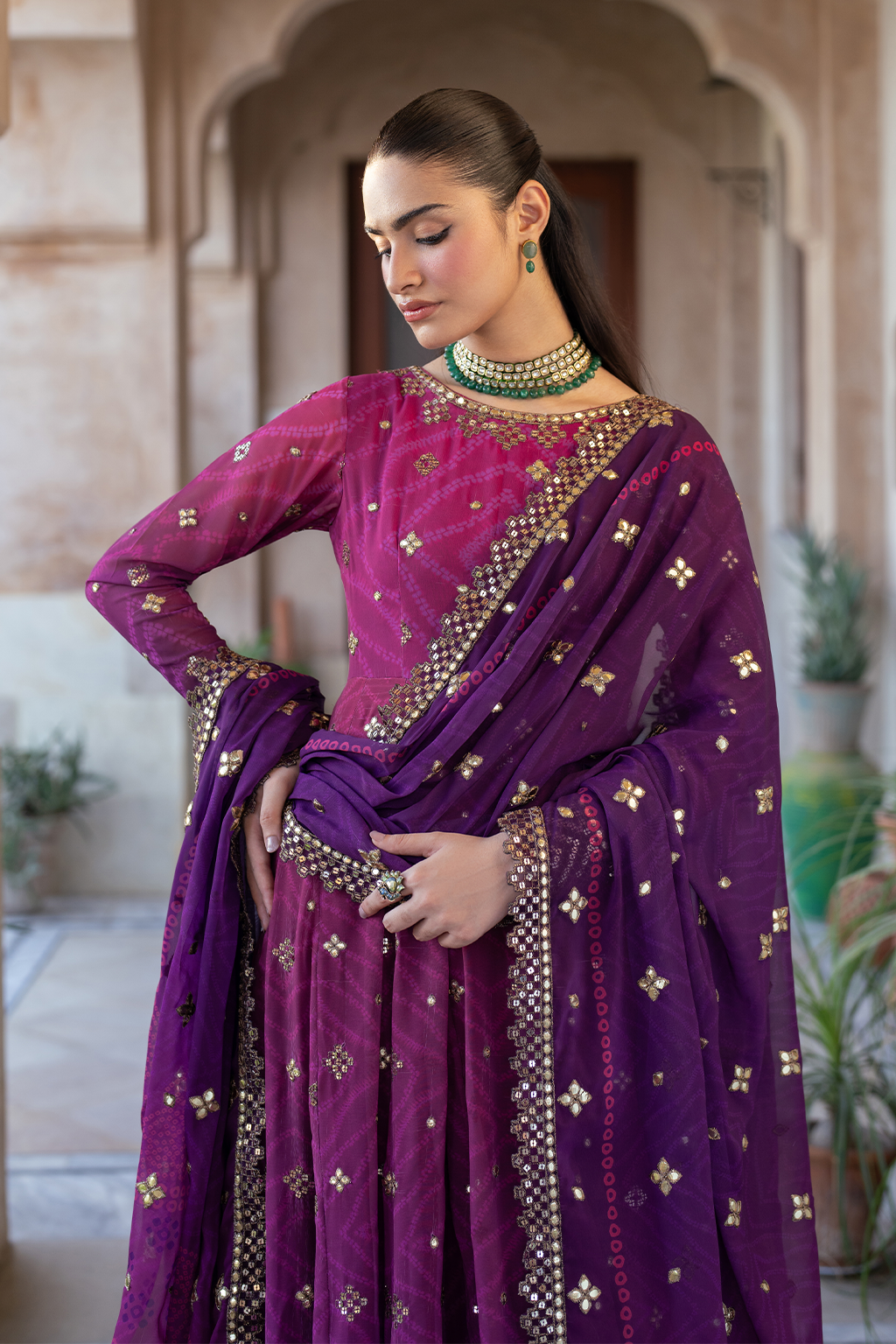 Iznik | Bandhani Collection | UE-327