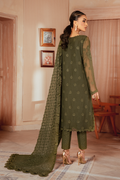 Iznik | Chiffon Kari | ICK-05 Embroidered Chiffon - House Of Anaya