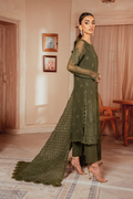 Iznik | Chiffon Kari | ICK-05 Embroidered Chiffon - House Of Anaya