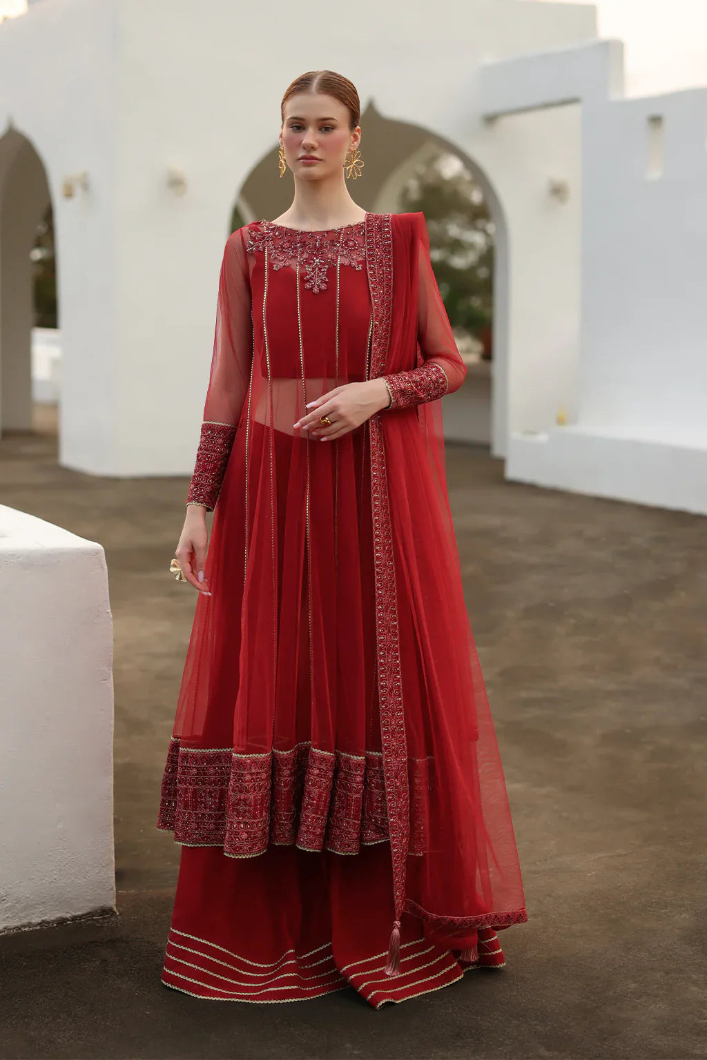 Iznik | Chinon Chiffon | CC-67 Embroidered Net