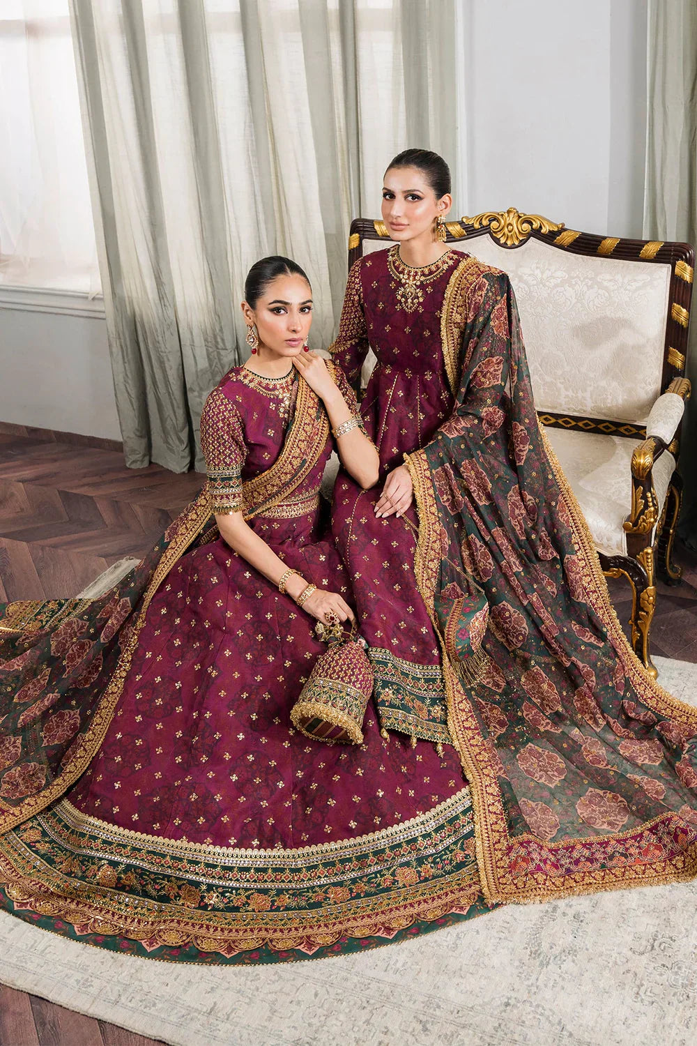 Baroque | Chantelle Embroidered Collection | CH12-03 - House Of Anaya