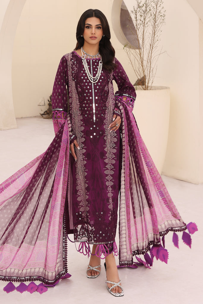 Charizma | Naranji Embroidered Lawn 24 | CN4-003 - House of Zarish