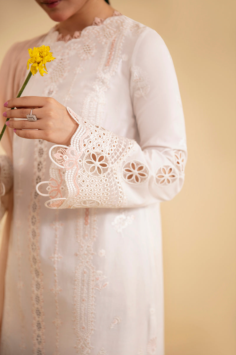 Qalamkar | Qlinekari Luxury Lawn | SQ-07 CARMIN - House Of Anaya