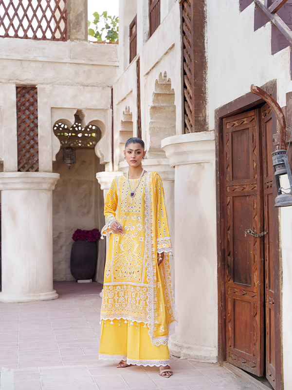 Zebtan | Zeenat Luxury Lawn Eid Collection | ZL 08 - House of Zarish