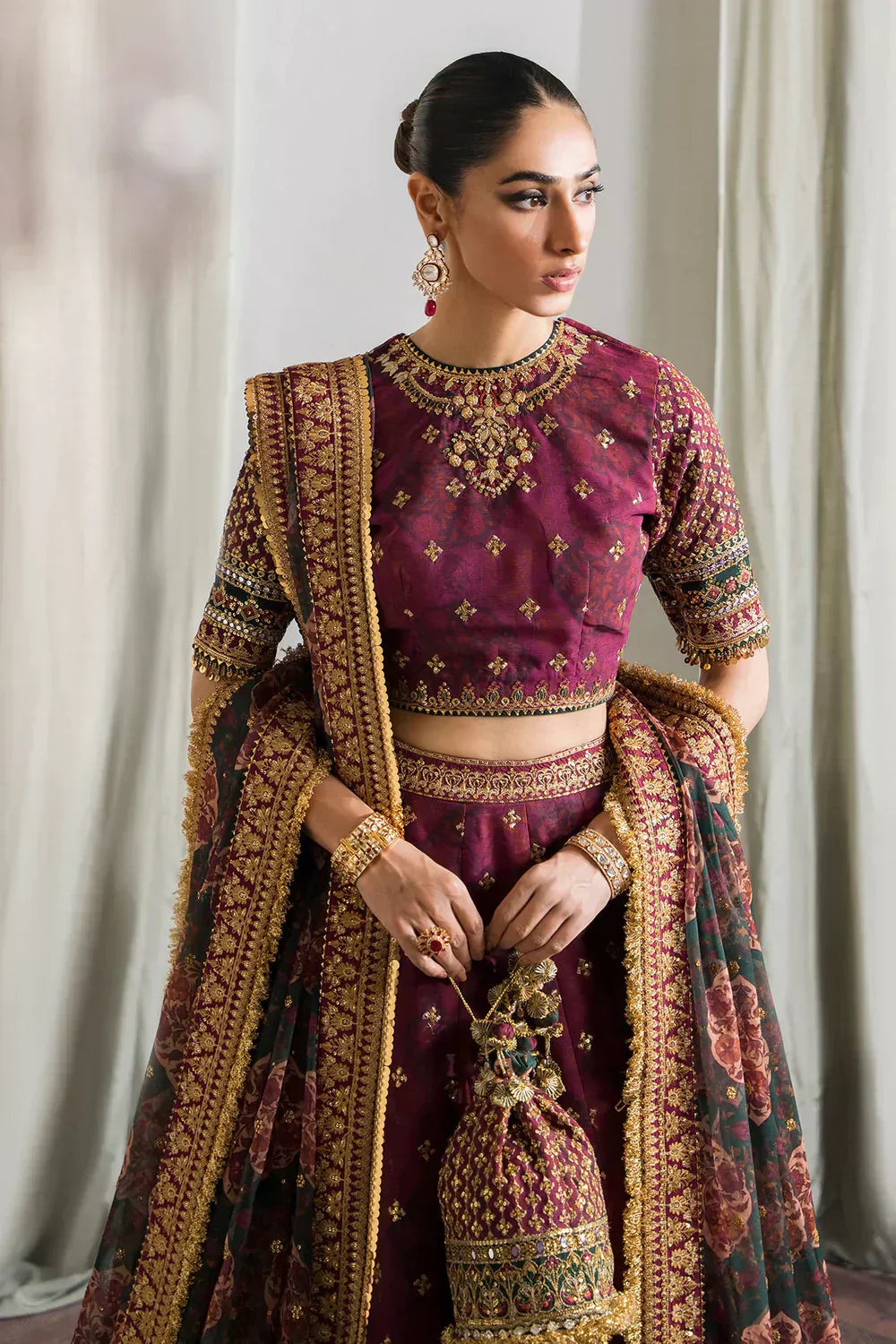 Baroque | Chantelle Embroidered Collection | CH12-03 - House Of Anaya