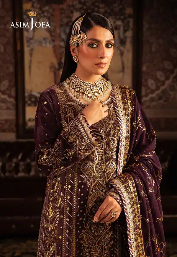 Asim Jofa | Makhmal Wedding Velvet 23 | AJMM-06 - House Of Anaya