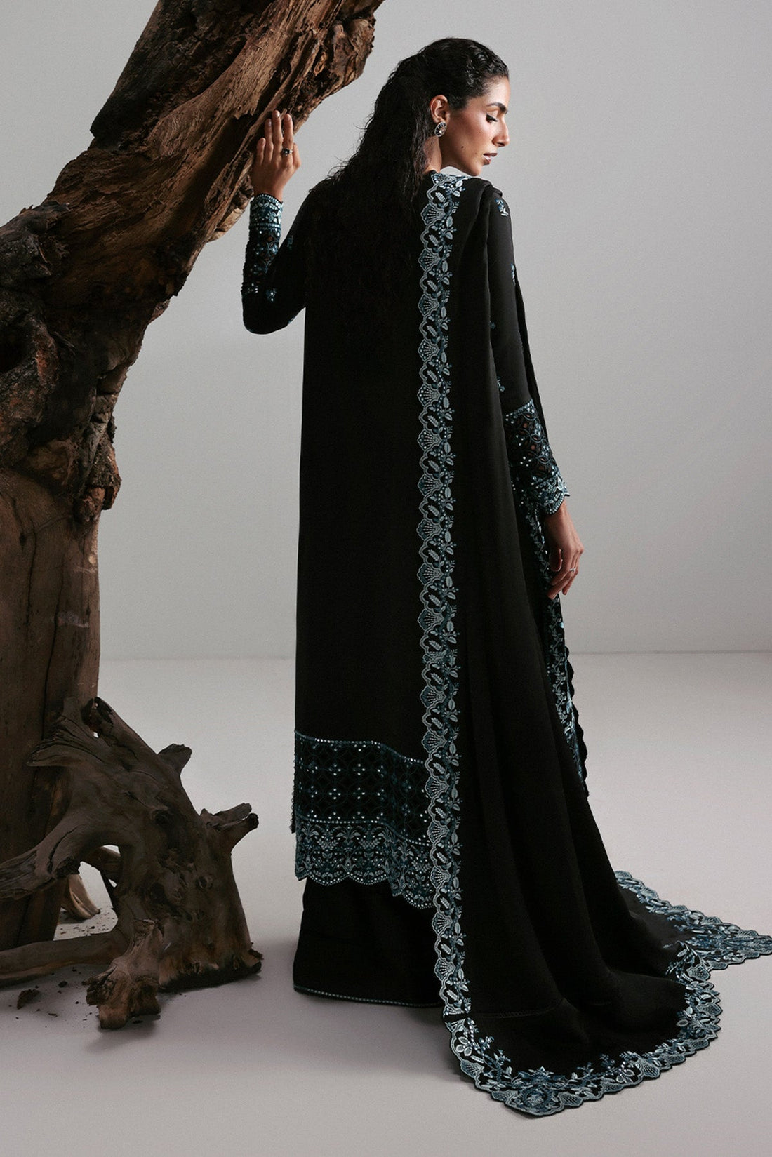 Afrozeh | Slate Ready to Wear | Rhylen