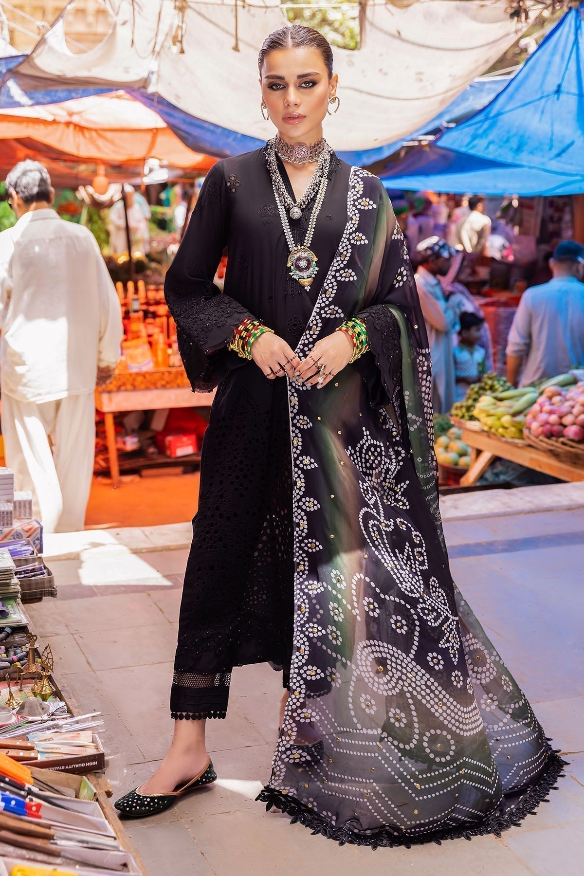 Nureh | Bazaar Lawn | NDS-89 - House Of Anaya