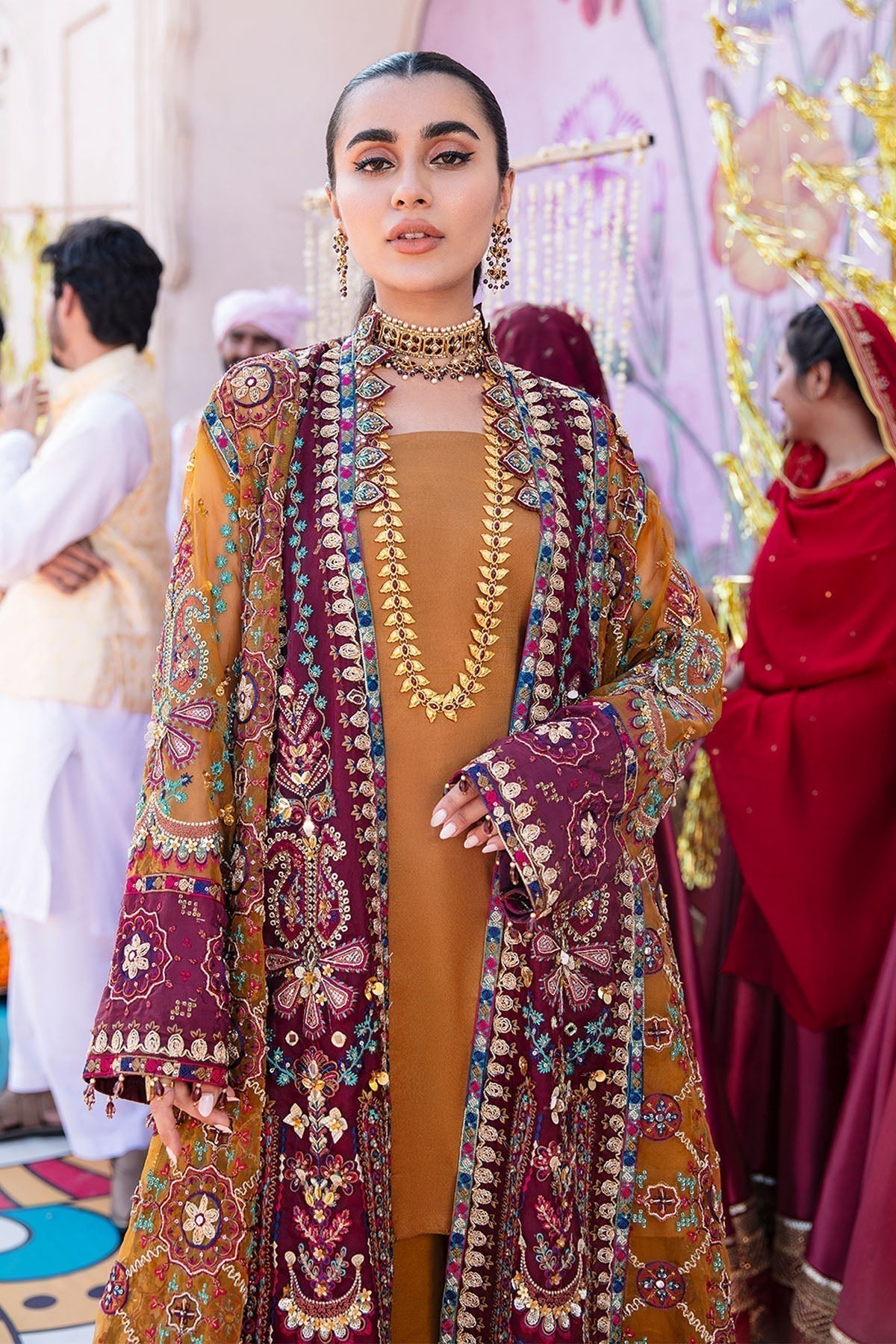 Nureh | Jhoomro Wedding Formals | Gulshan Shirt - House Of Anaya
