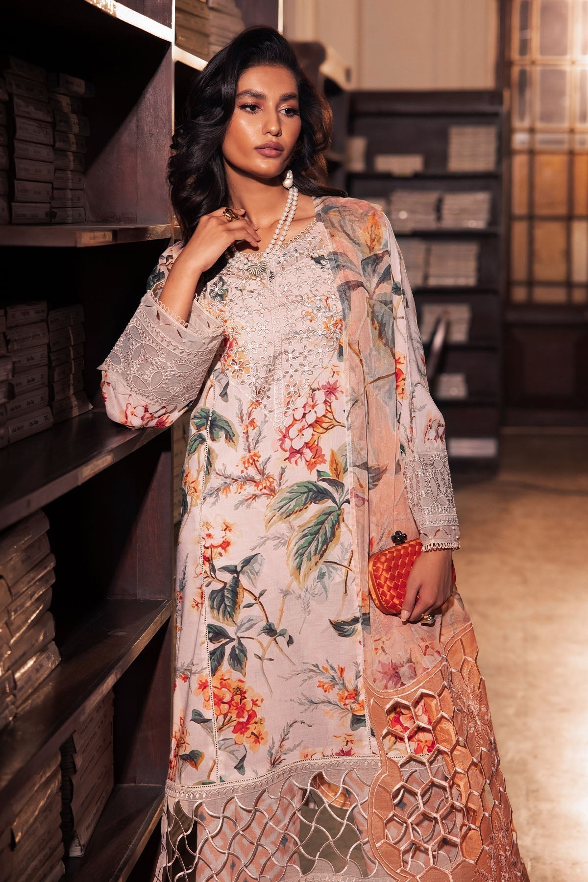 Nureh | Glam Girl Lawn | GL-13 - House Of Anaya