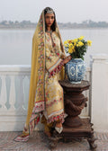 Hussain Rehar | Kalabagh Luxury Lawn 26 | Ochre