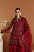 Emaan Adeel | Celestique Formals 25 | SCARLET