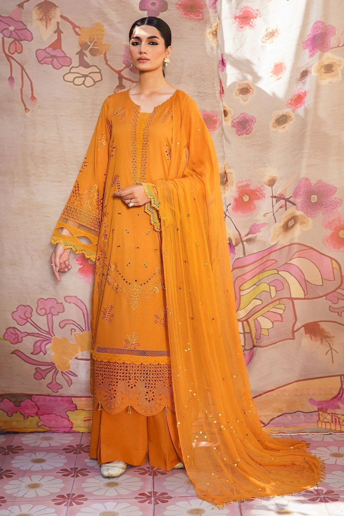 Nureh | Bazaar Lawn | NS-138 - House Of Anaya