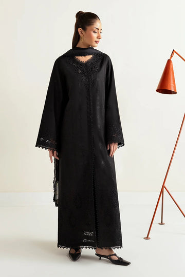 Afrozeh | Basic Pret 25 | Charcoal Nior